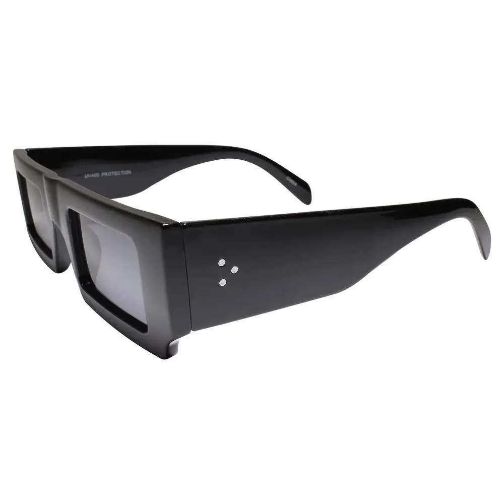 Rectangular Thick Frame Sunglass The Perfect Fusion of Classic and Street Style